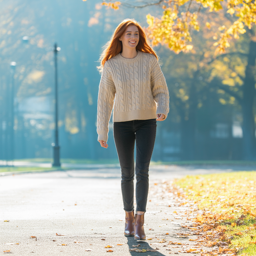 20 Outstanding Ideas of Casual Fall Outfits to Try This Autumn 3 Work-Friendly Casual Outfit