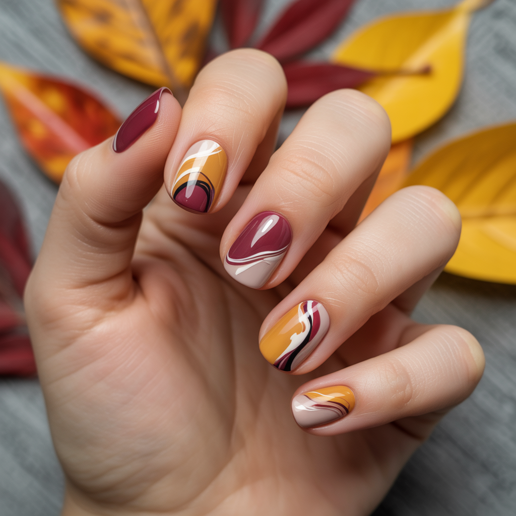 Abstract Art Nails