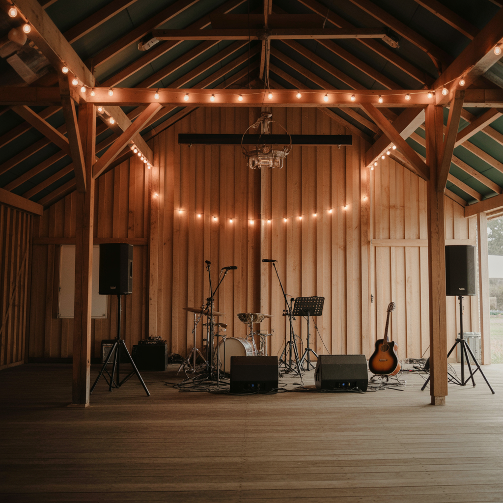 20 Stunning Barn Wedding Ideas for a Rustic Celebration 17 Acoustic or Country Music