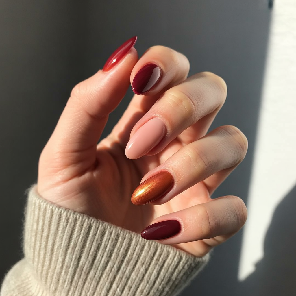 22 Best November Nails Fall Designs You’ll Love 10 Almond Shaped Nails