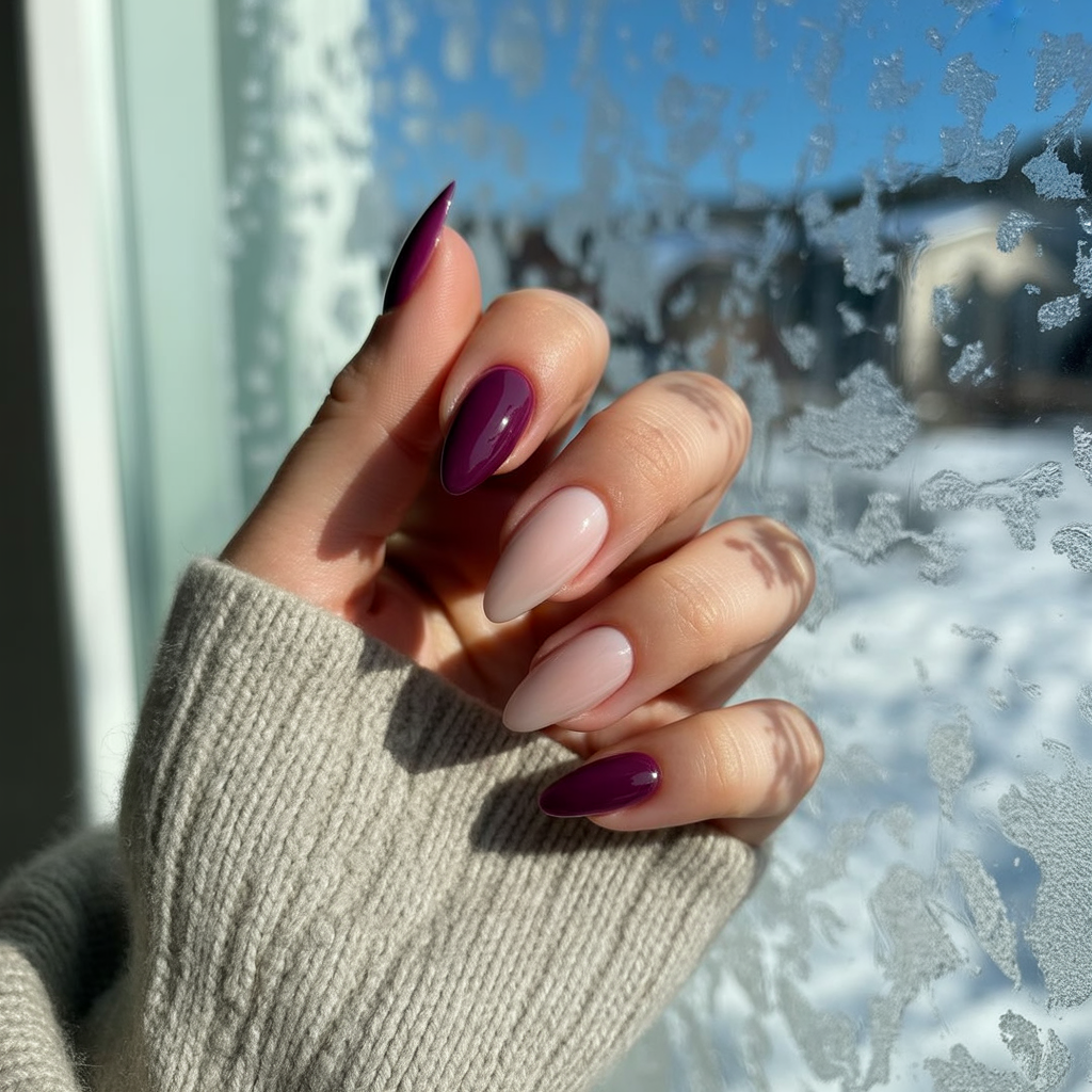 22 Best Fall Nails Trendy Designs for Autumn Vibes 17 Almond Shaped Nails