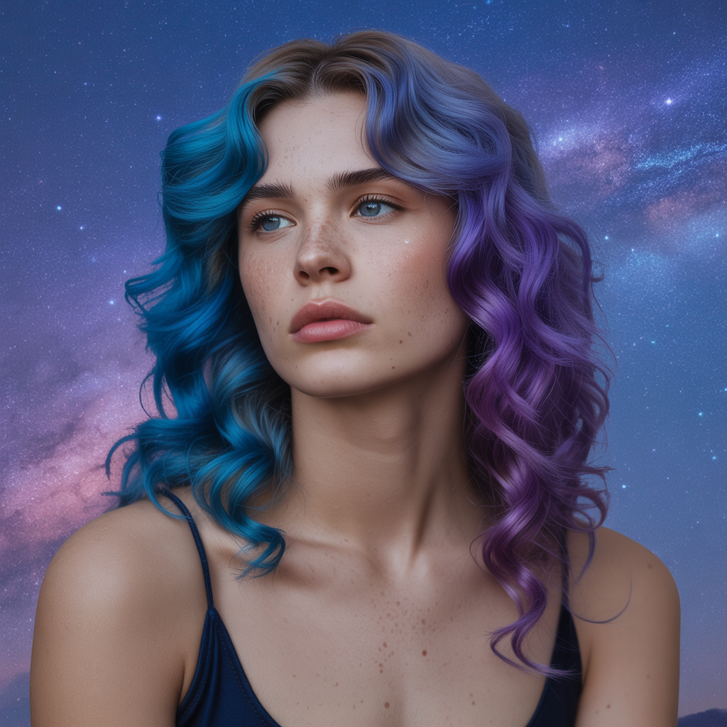 20 Stunning Ideas about Gemini Hair Styles to Try This Year 9 Blue and Purple Dream