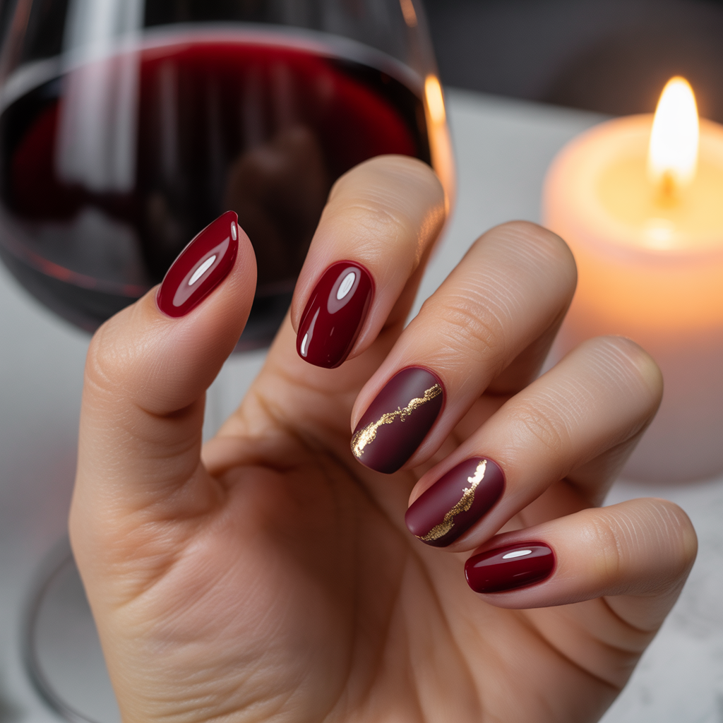 Burgundy and Wine