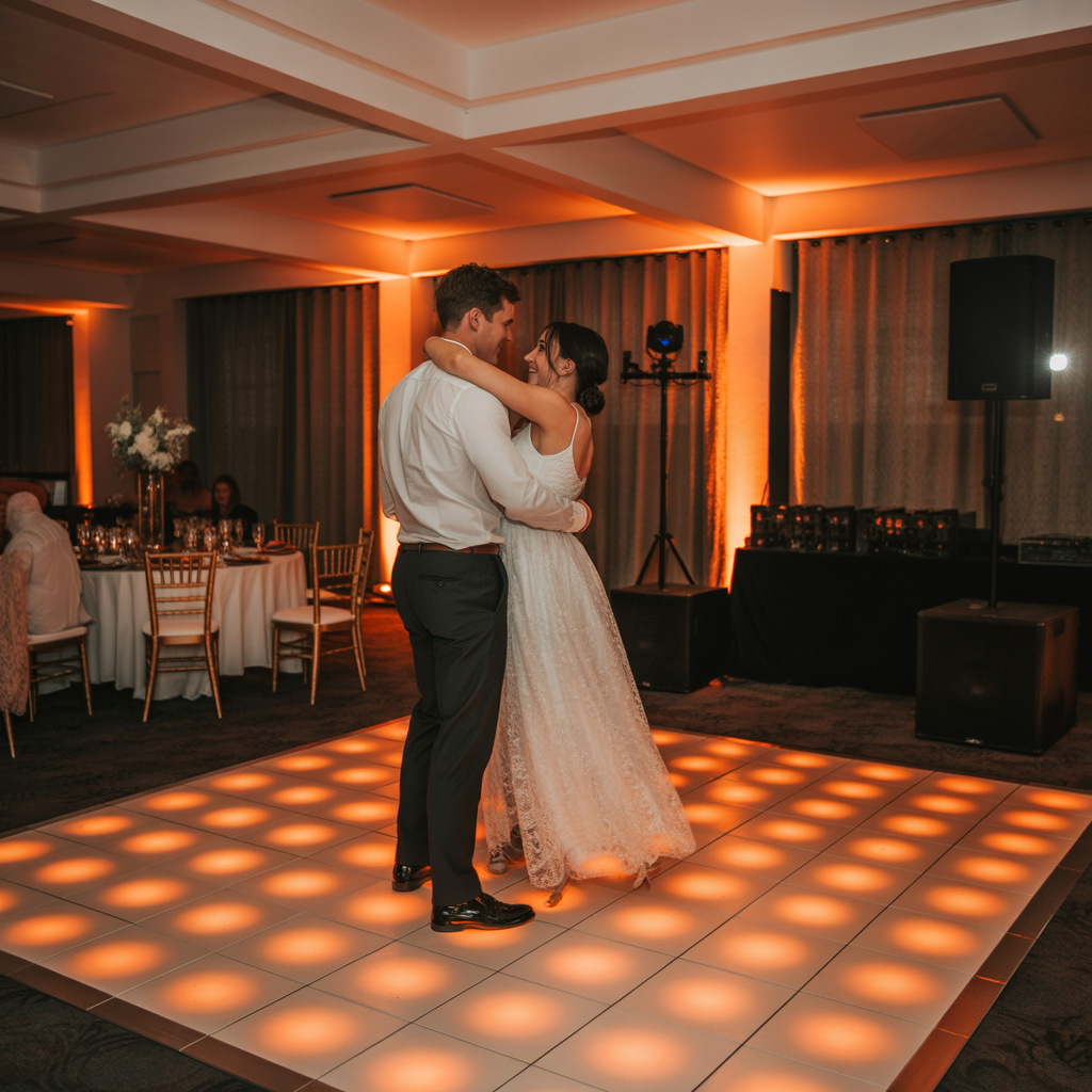 22 Best Ideas for Burnt Orange Weddings Stylish Trends to Try 19 Burnt Orange Dance Floor Accents