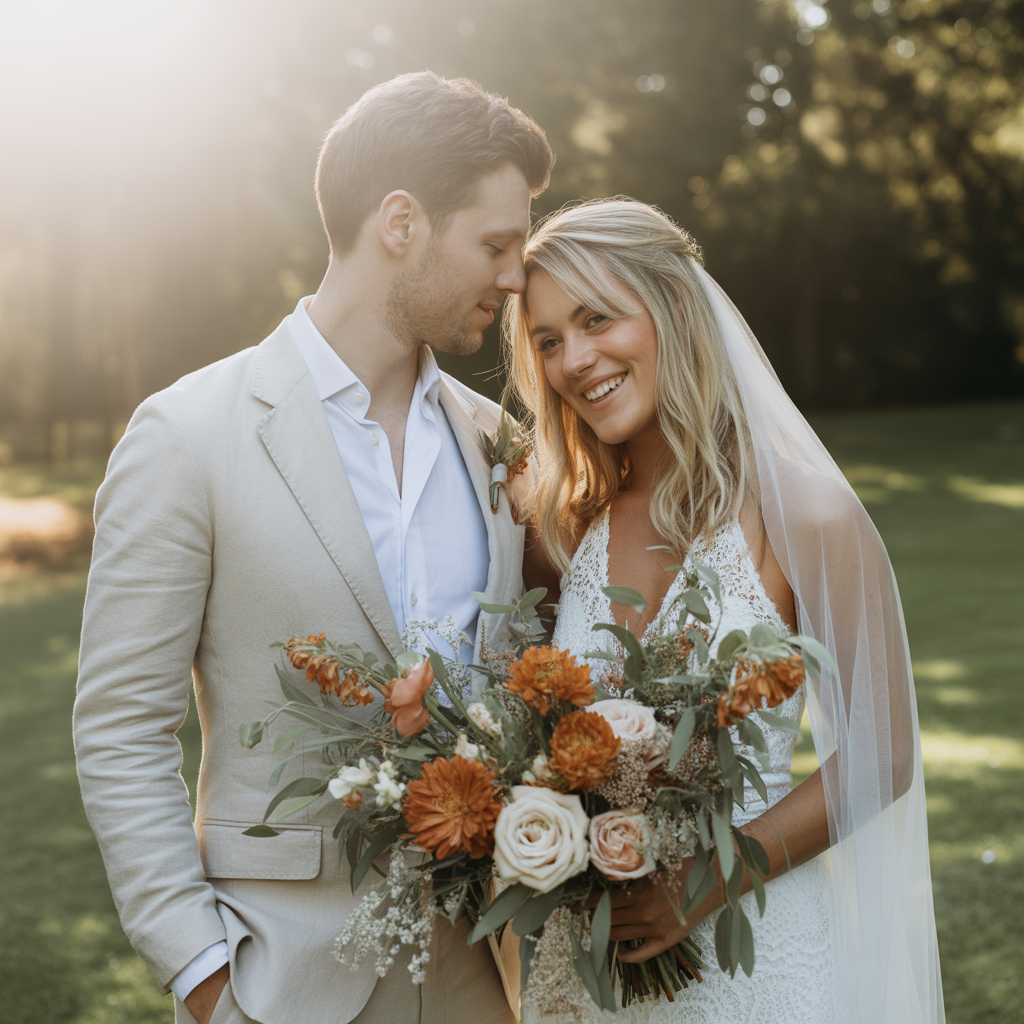 22 Best Ideas for Burnt Orange Weddings Stylish Trends to Try 20 Burnt Orange Seasonal Touches