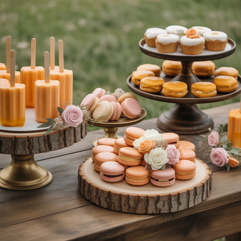 22 Best Ideas for Burnt Orange Weddings Stylish Trends to Try 16 Burnt Orange Wedding Cakesicles and Desserts