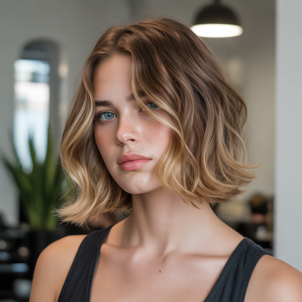 30 Best Butterfly Cut Short Hair Ideas for 2025 19 Butterfly Cut with Balayage