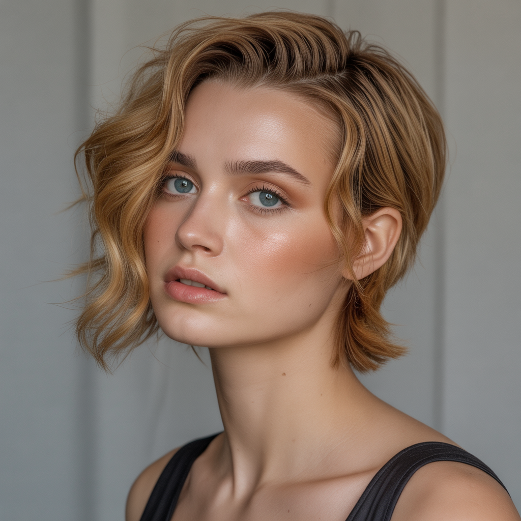 30 Best Butterfly Cut Short Hair Ideas for 2025 16 Butterfly Cut with Side Part