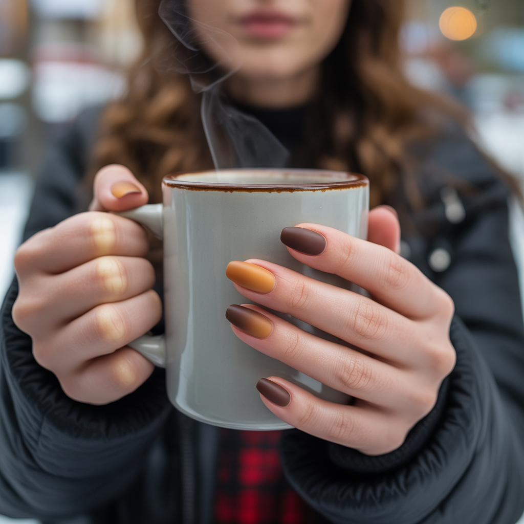 25 Best Cute Nails for Fall You’ll Want This Season 9 Chocolate Brown Nails