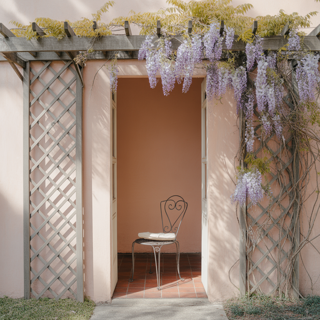 Concealed Alcove with Trellis