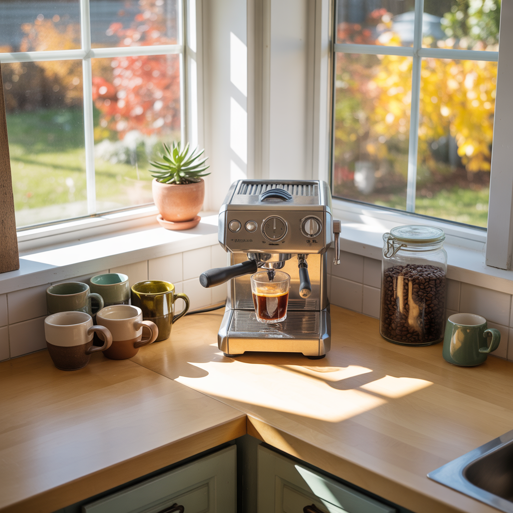 25 Best Coffee Bar for Small Spaces Ideas You’ll Love 3 Corner Countertop Setup