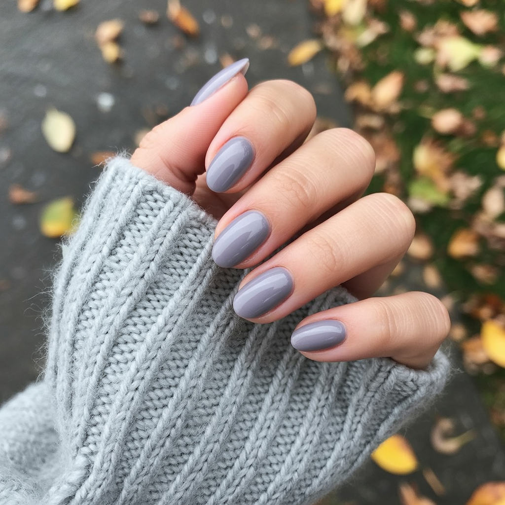 22 Best November Nails Fall Designs You’ll Love 21 Cozy Gray Shades