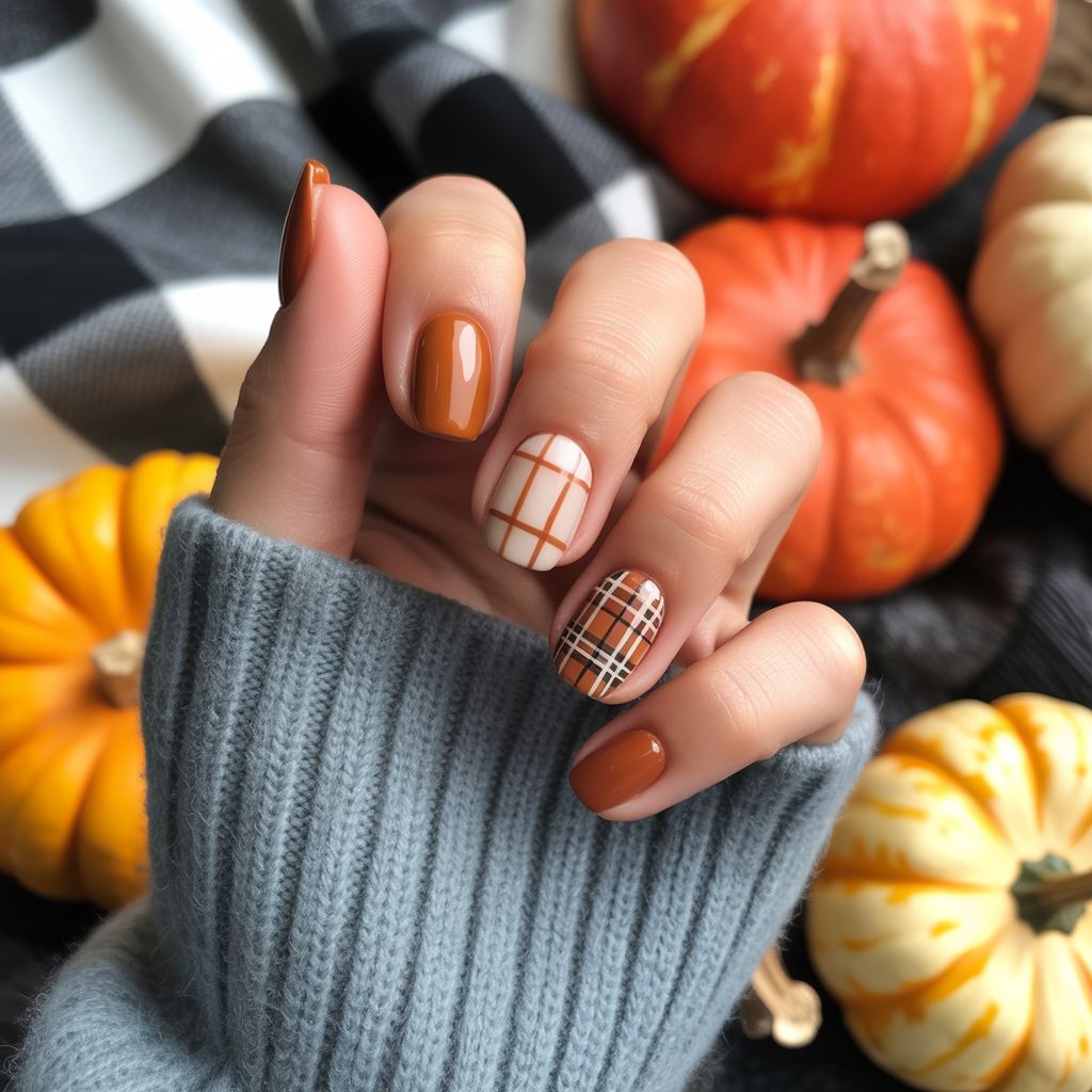 25 Best Cute Nails for Fall You’ll Want This Season 26 Cozy Mix-and-Match Designs