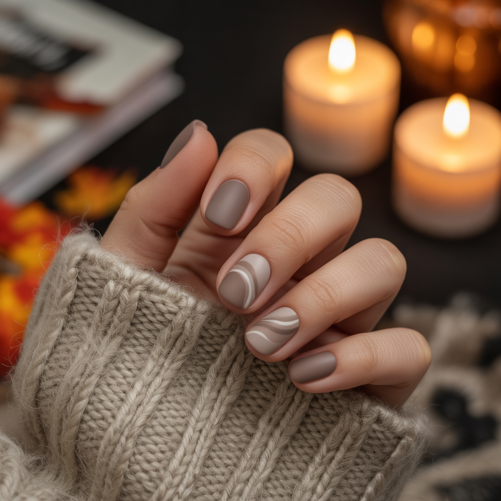 25 Best Cute Nails for Fall You’ll Want This Season 6 Cozy Neutral Nails