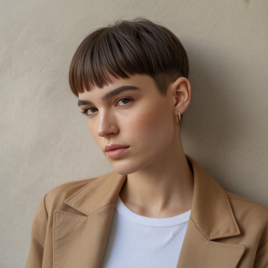 22 Elegant Ideas About Short Cropped Hairstyles for Every Face 21 Cropped Caesar Cut
