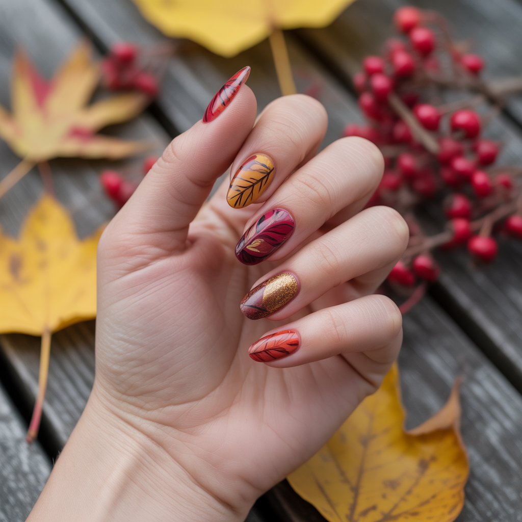 20 Best Fall Season Nails Ideas to Try 23 Fall Season Nails