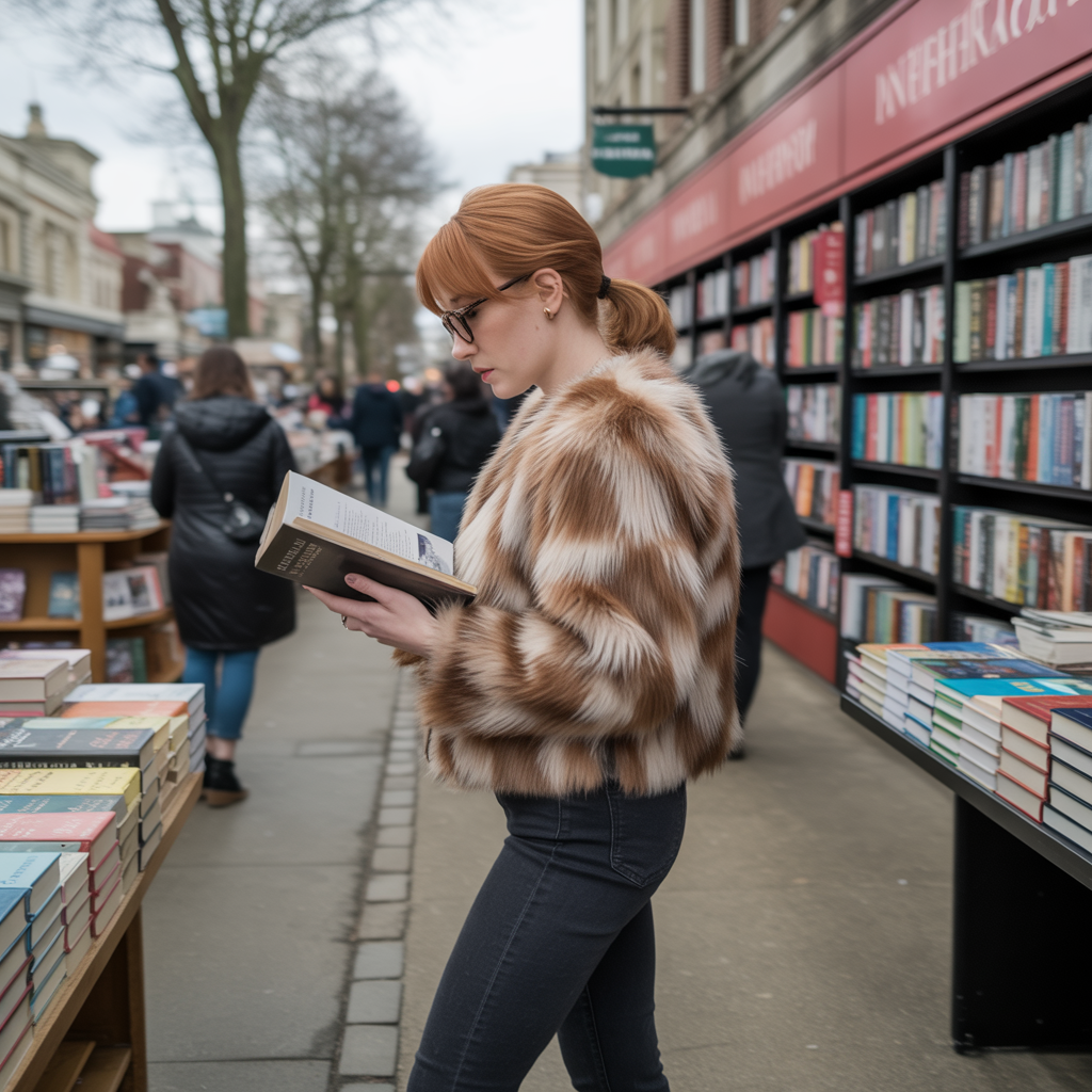 20 Chic and Comfortable Ideas About Fall Outfits for Women 14 Faux Fur Jacket with Skinny Jeans