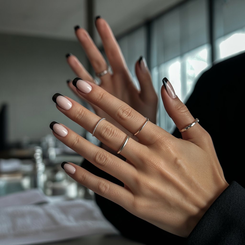 25 Trendy Dark Fall Nails Ideas You’ll Love This Autumn 10 French Tips Reinvented