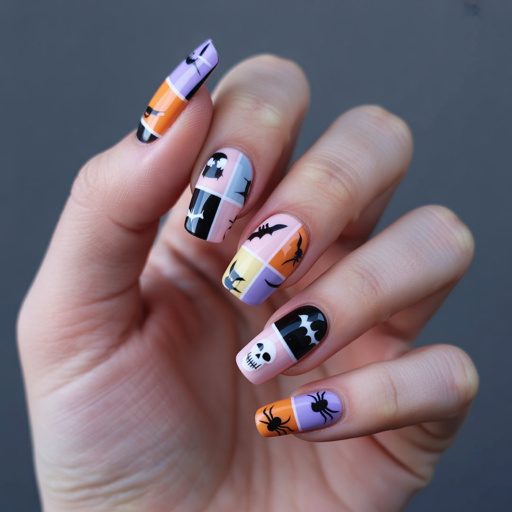 Halloween Acrylic Nails