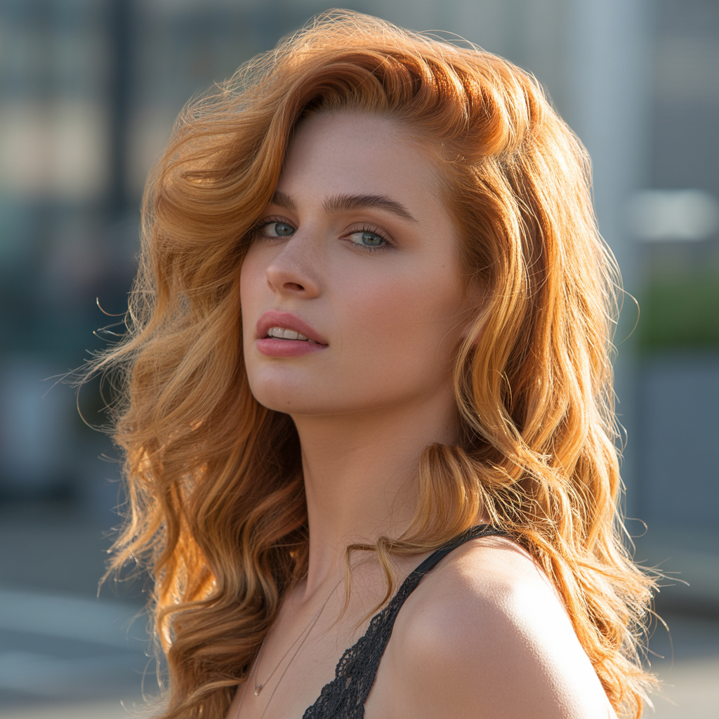 25 Stunning Christmas Hairstyles to Shine This Holiday 3 Hollywood Waves with a Side Part