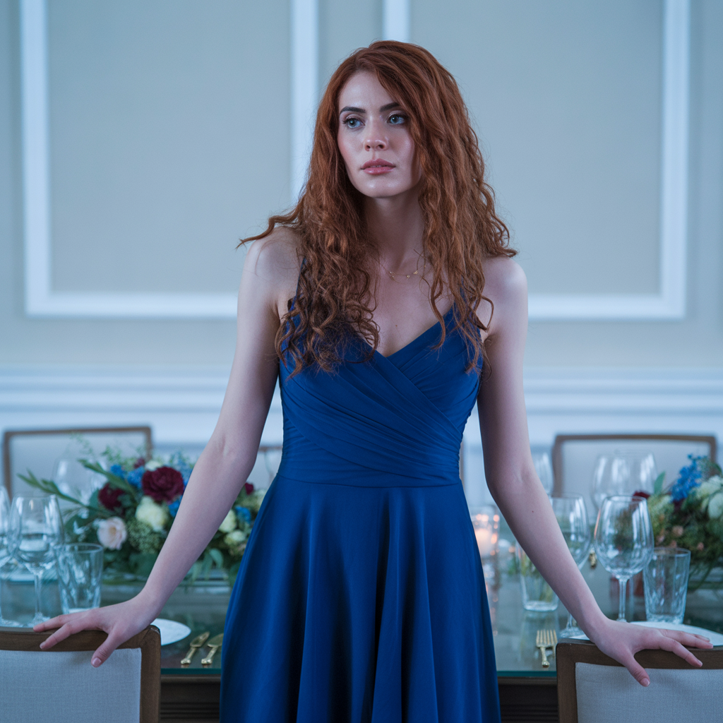 Jewel-Tone Cocktail Dress