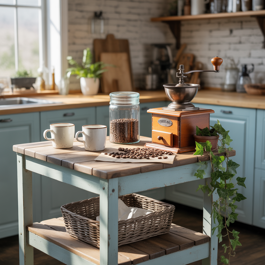 25 Best Coffee Bar for Small Spaces Ideas You’ll Love 8 Kitchen Cart Conversion