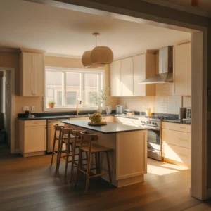 L-Shaped Kitchen Designs with Islands