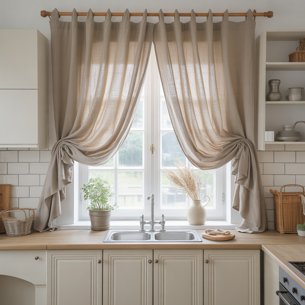 Linen Curtains for Casual Elegance