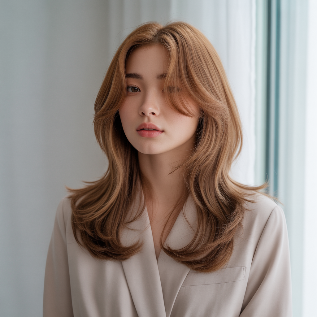 Long Layered Hair with Soft Waves