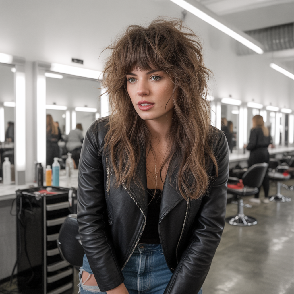 18 Amazing Ideas of Shaggy Wolf Cut with Bangs: Trendy Styles & Hair Inspiration 12 Maintenance and Salon Visits