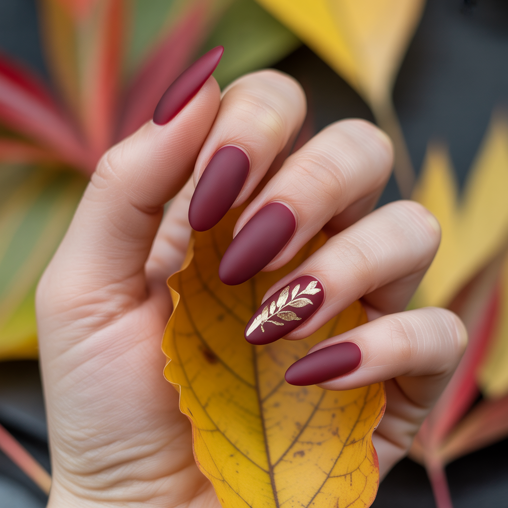 Matte Finish Acrylic Nails