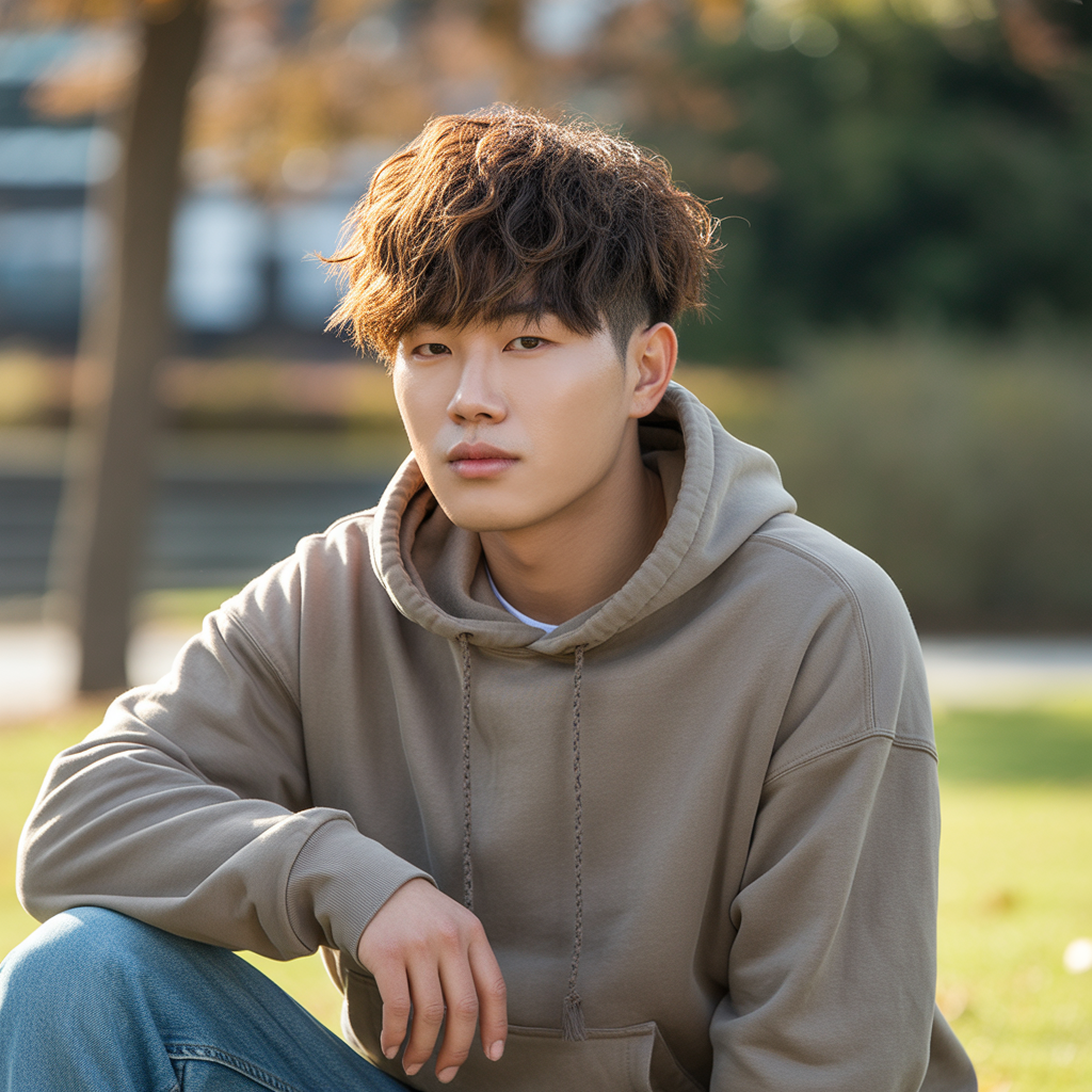 20 Trending Korean Hairstyles for Men Inspired by K-pop 7 Messy Textured Look