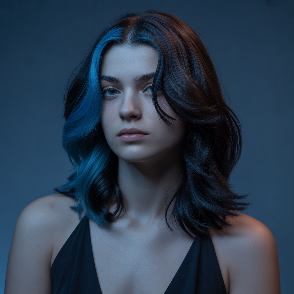 20 Stunning Ideas about Gemini Hair Styles to Try This Year 16 Midnight Blue and Black
