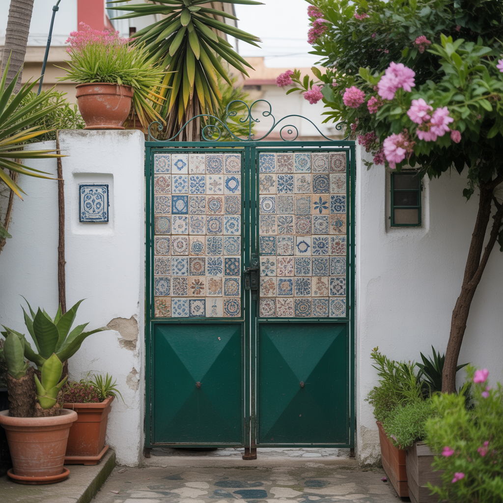 Mosaic Tile Gate