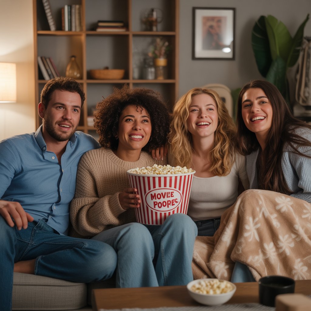 20 Best Double Date Ideas for Fun, Romance & Connection 1 Movie Night at Home