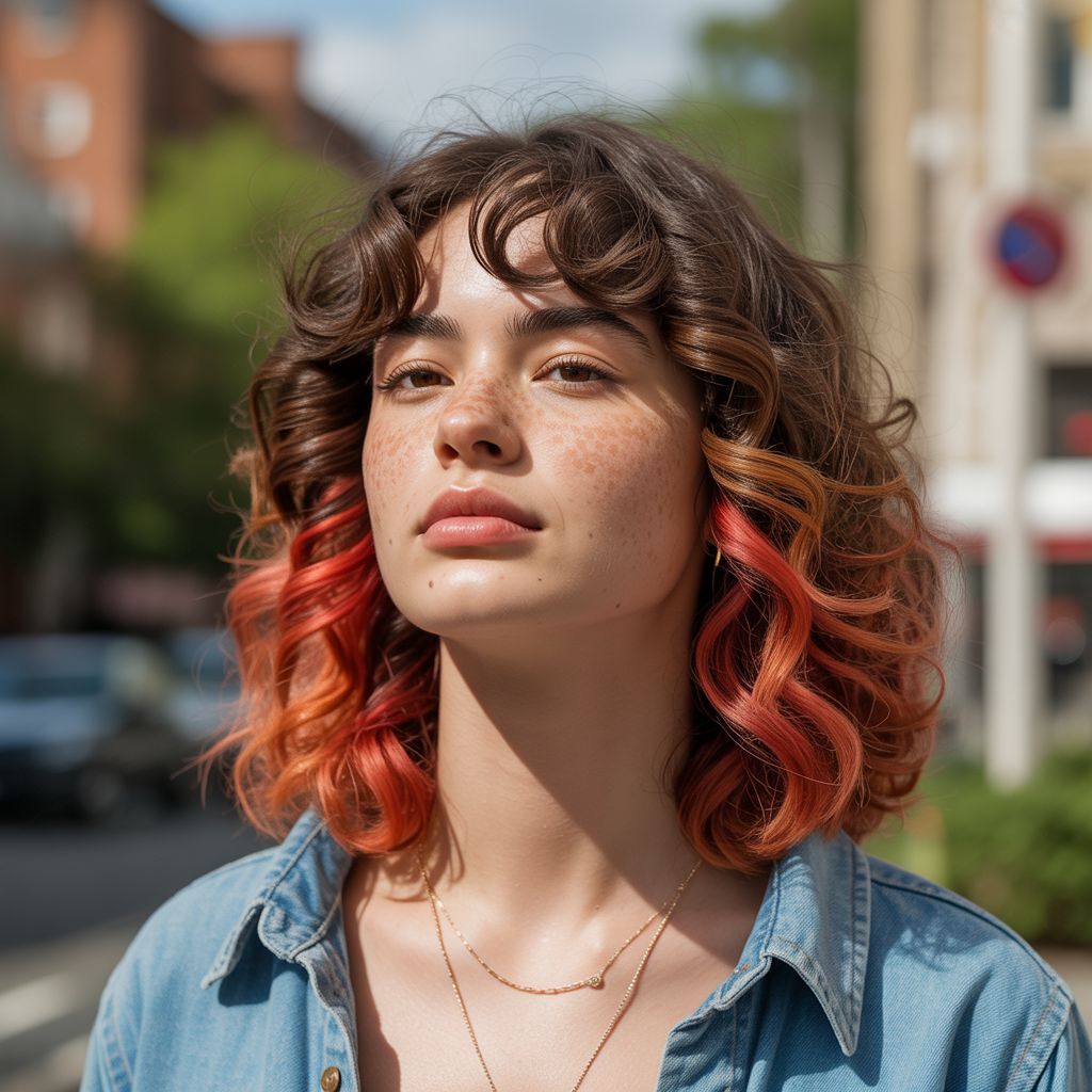20 Stunning Ideas about Gemini Hair Styles to Try This Year 6 Natural Brown and Vibrant Red