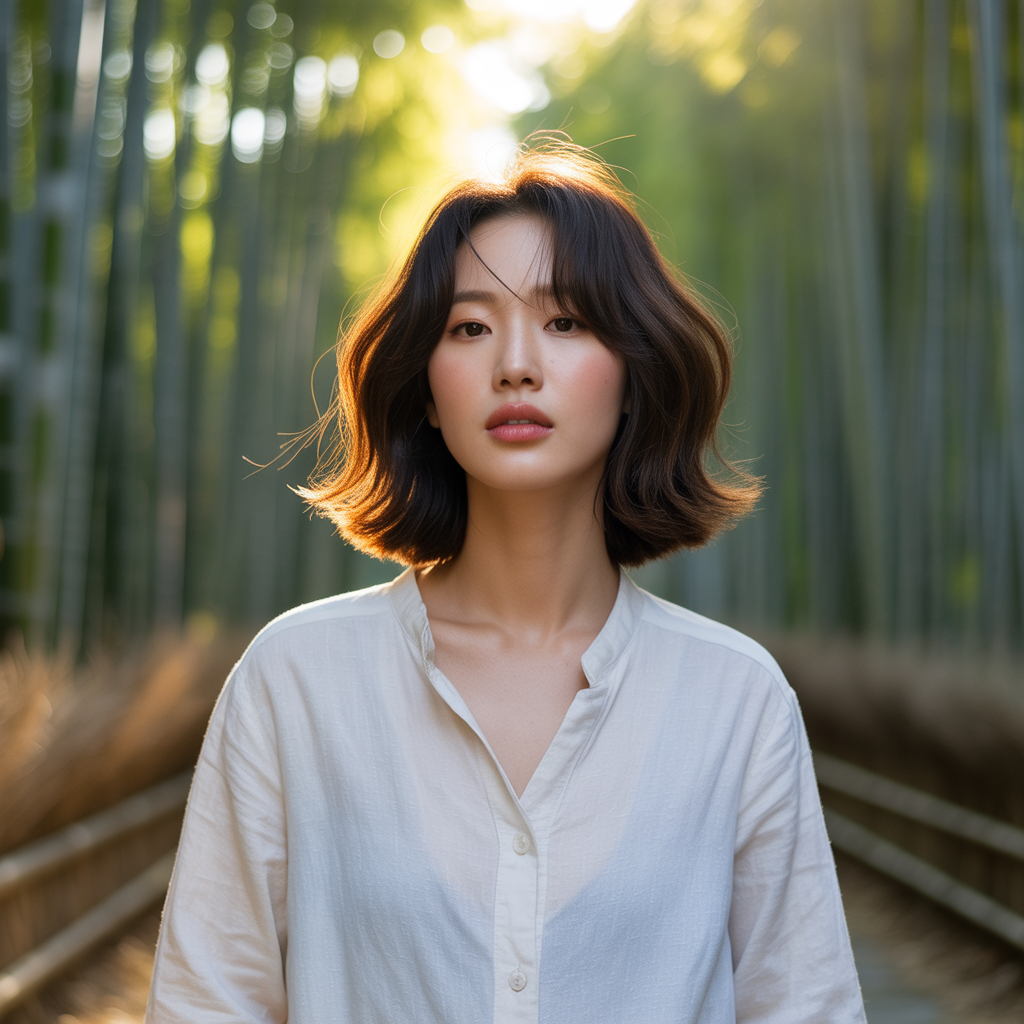 Natural Layered Mid-Length Cut