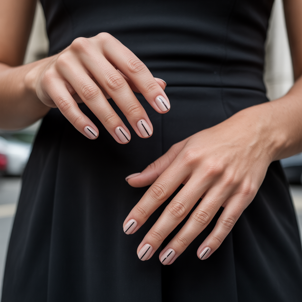 25 Trendy Dark Fall Nails Ideas You’ll Love This Autumn 16 Negative Space Art