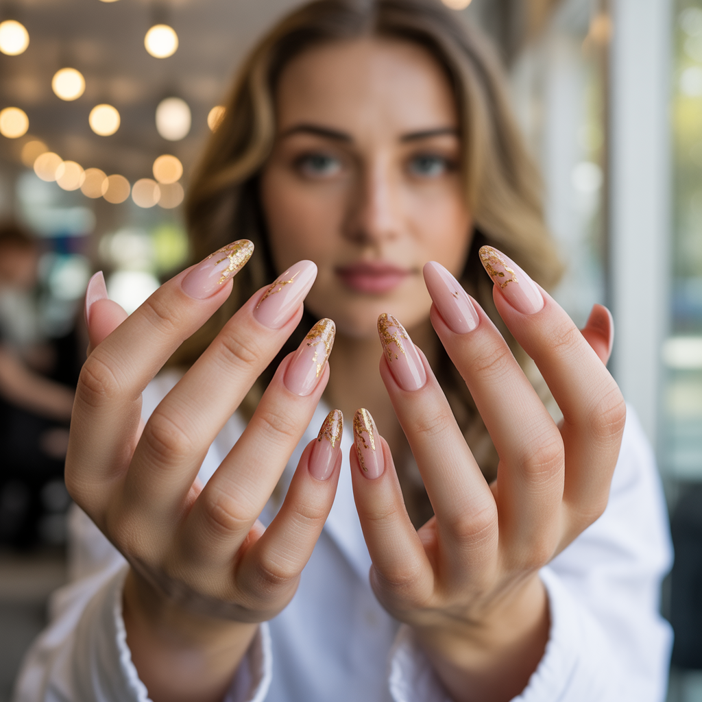 Ombré Fall Acrylic Nails