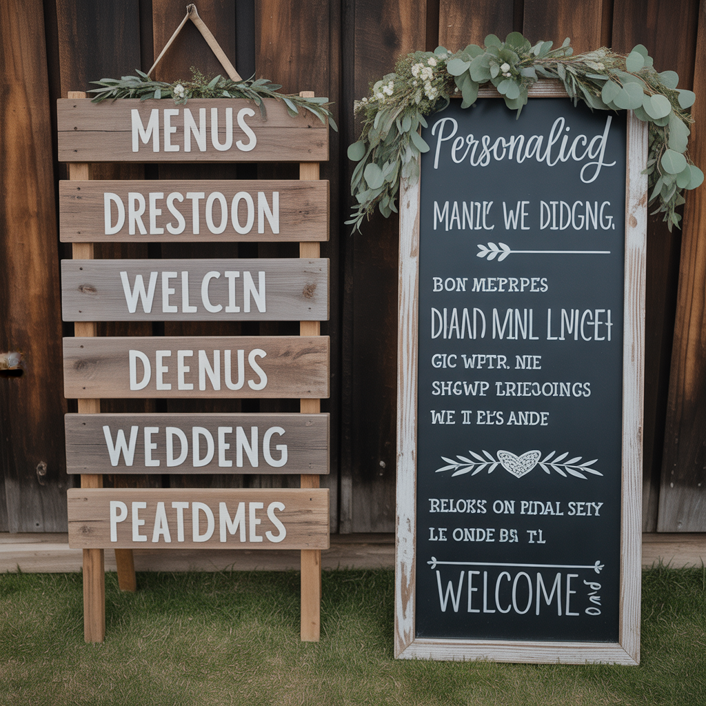 20 Stunning Barn Wedding Ideas for a Rustic Celebration 20 Personalized Signage