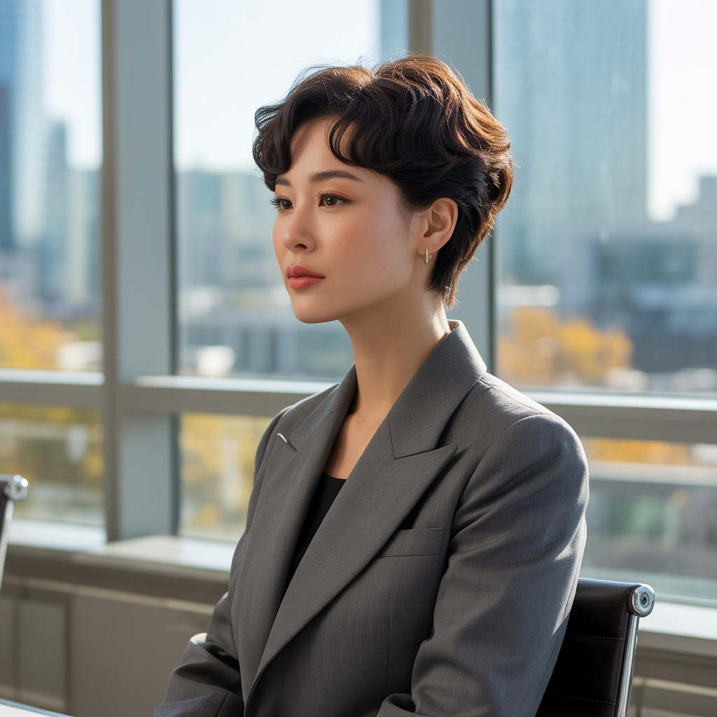 Pixie Cut with Feminine Styling