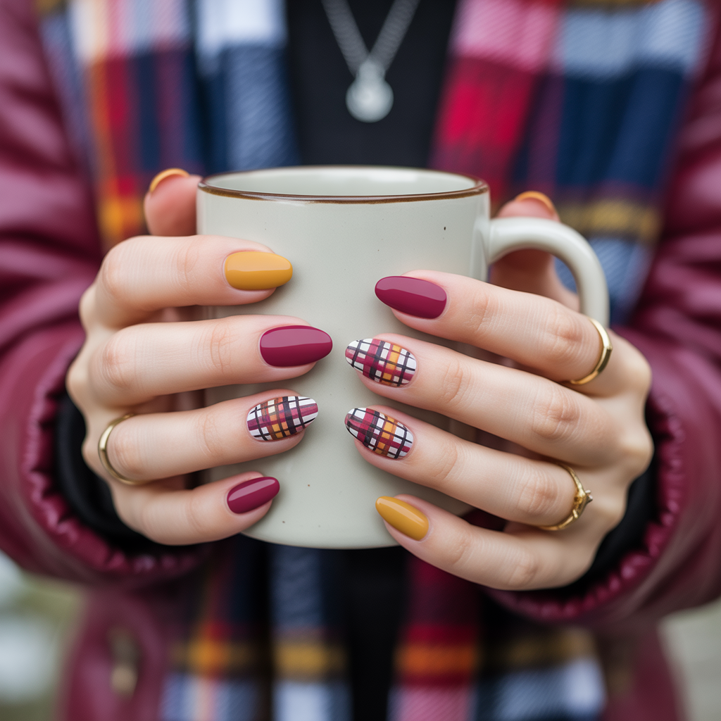 Plaid Nail Art