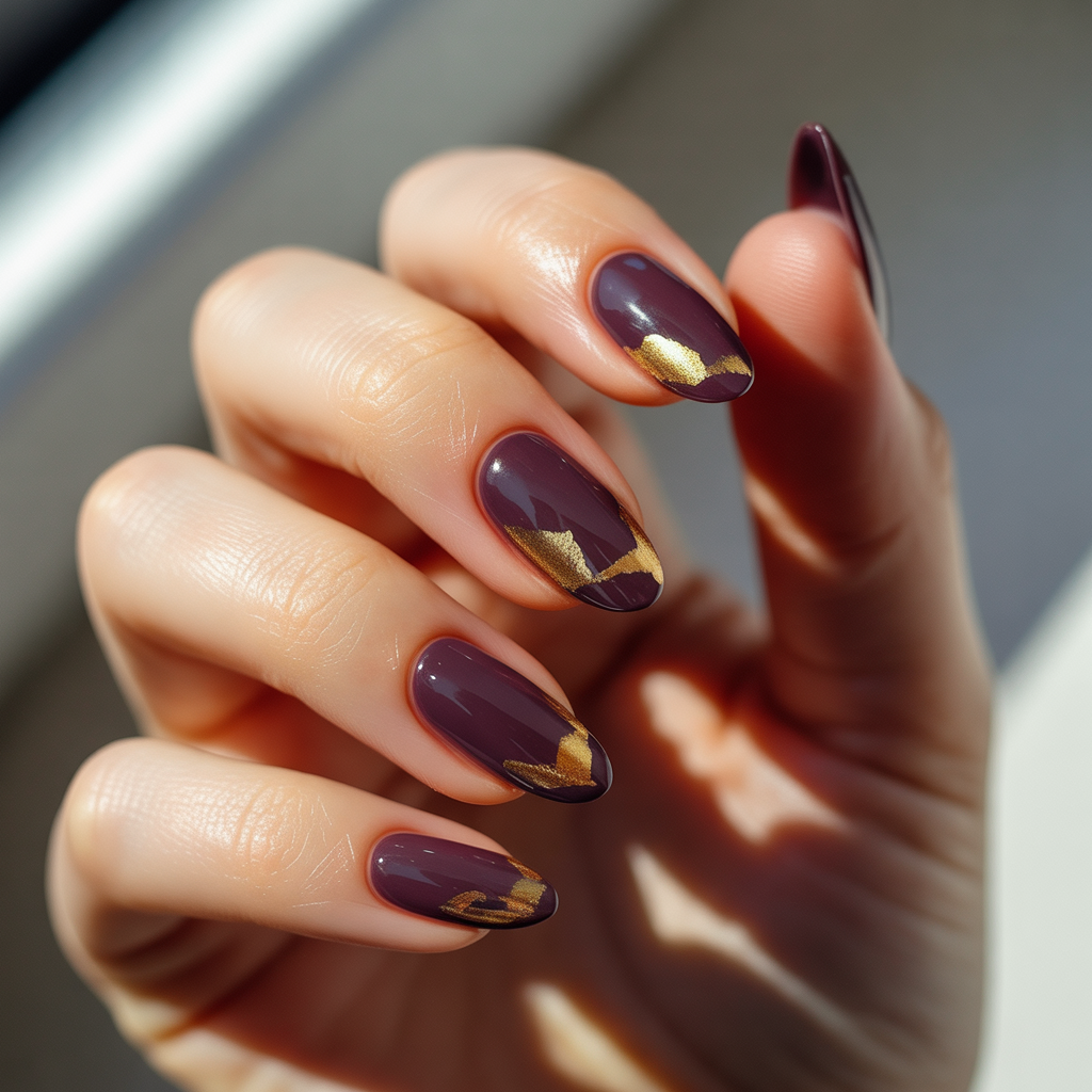20 Best Fall Season Nails Ideas to Try 12 Plum Perfection