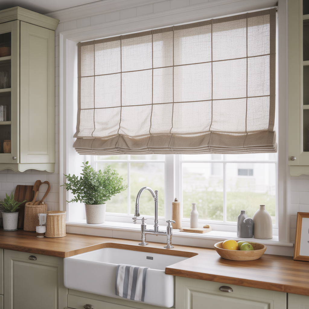 Roman Shades for Elegance