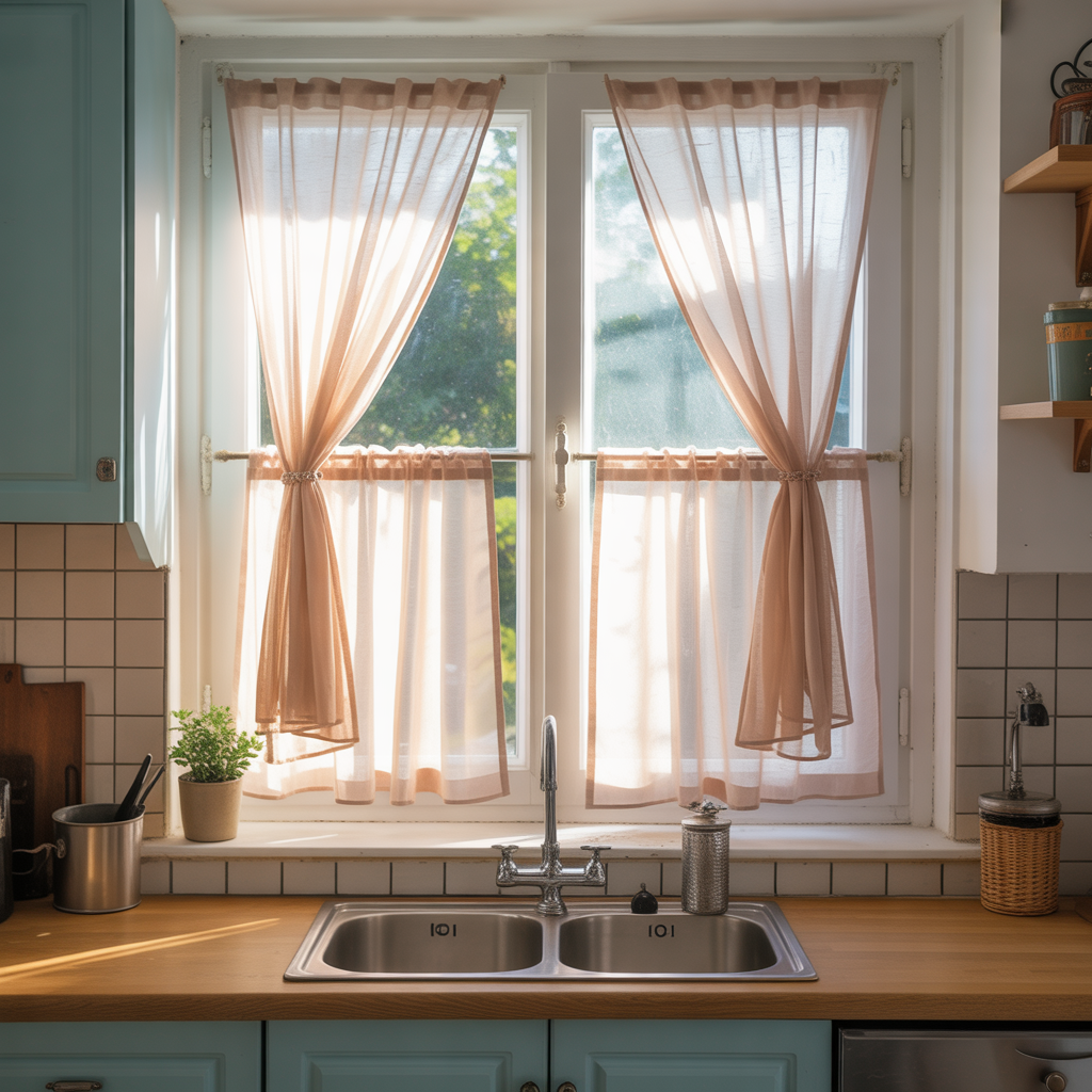 Sheer Café Curtains for a Blend of Light and Privacy