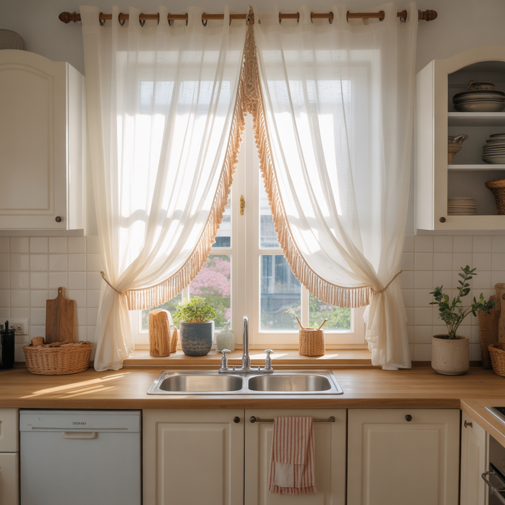 Sheer Curtains for Airiness