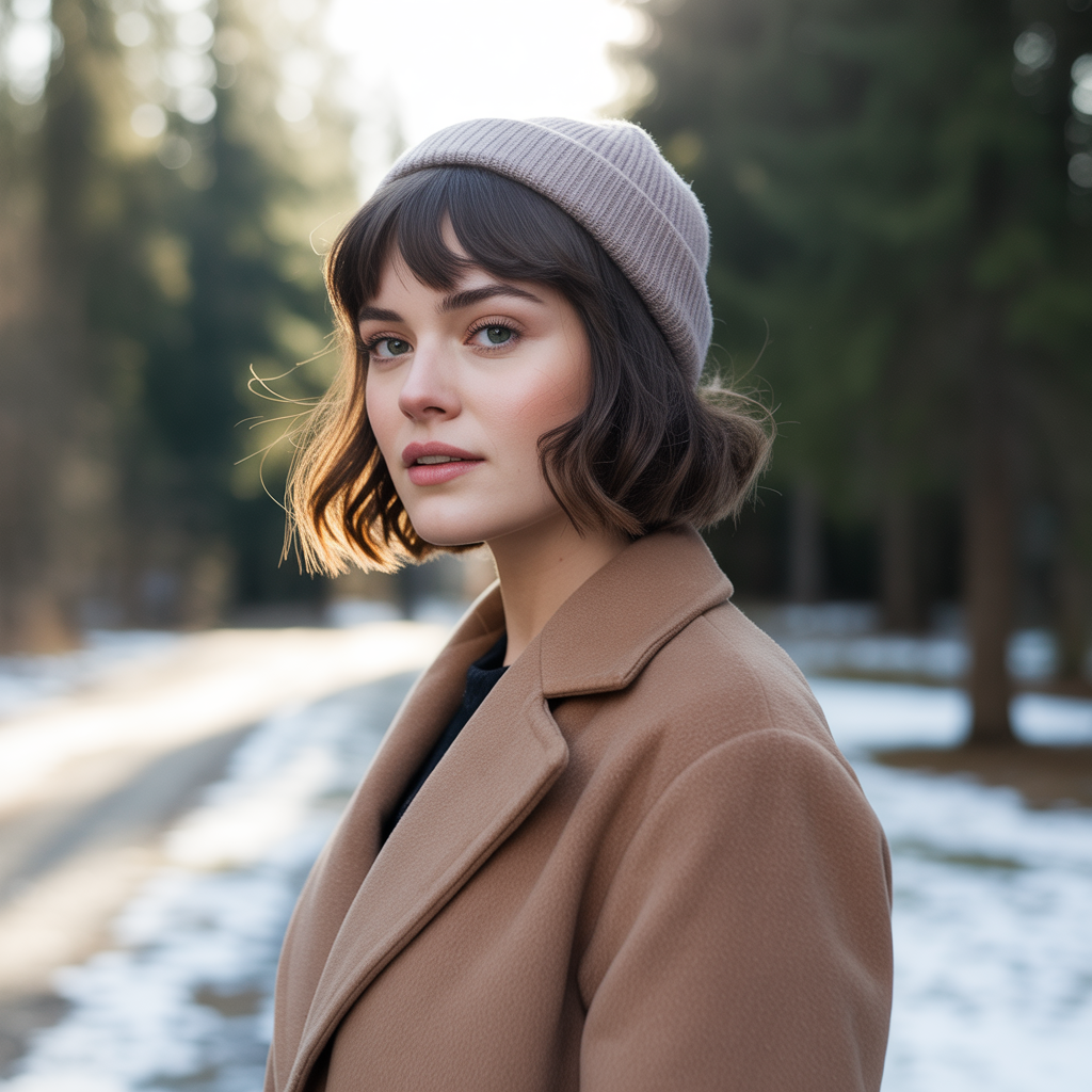 22 Short Wolf Cut with Curtain Bangs Styles You’ll Instantly Love 24 Short Wolf Cut with Curtain Bangs