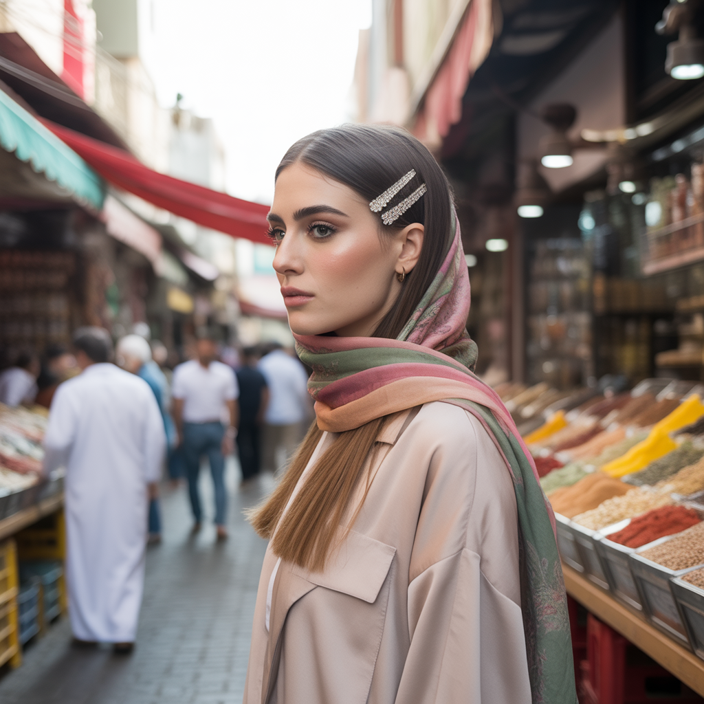 25 Stunning Christmas Hairstyles to Shine This Holiday 14 Sleek Straight Hair with Rhinestone Clips