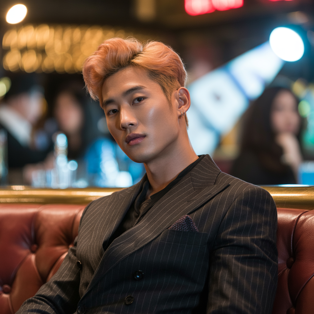 20 Trending Korean Hairstyles for Men Inspired by K-pop 14 Soft Pompadour