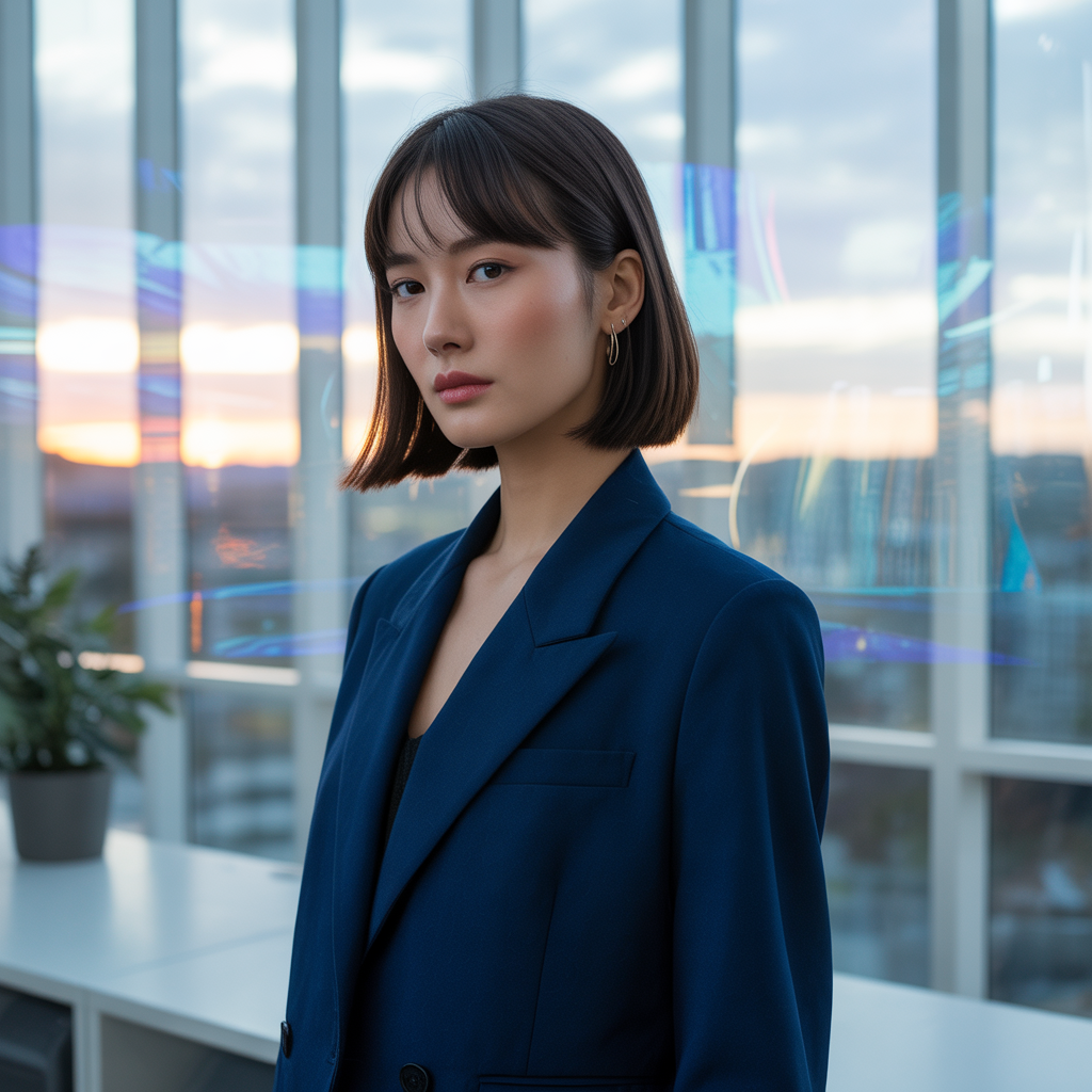 Straight Bob with Tucked Ends